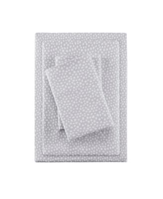 Novelty Printed Cotton Flannel 4-Pc. Sheet Set, Full