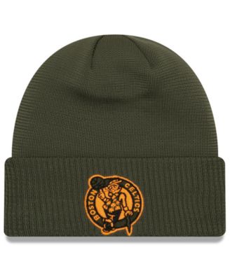 new era men's boston celtics knit hat