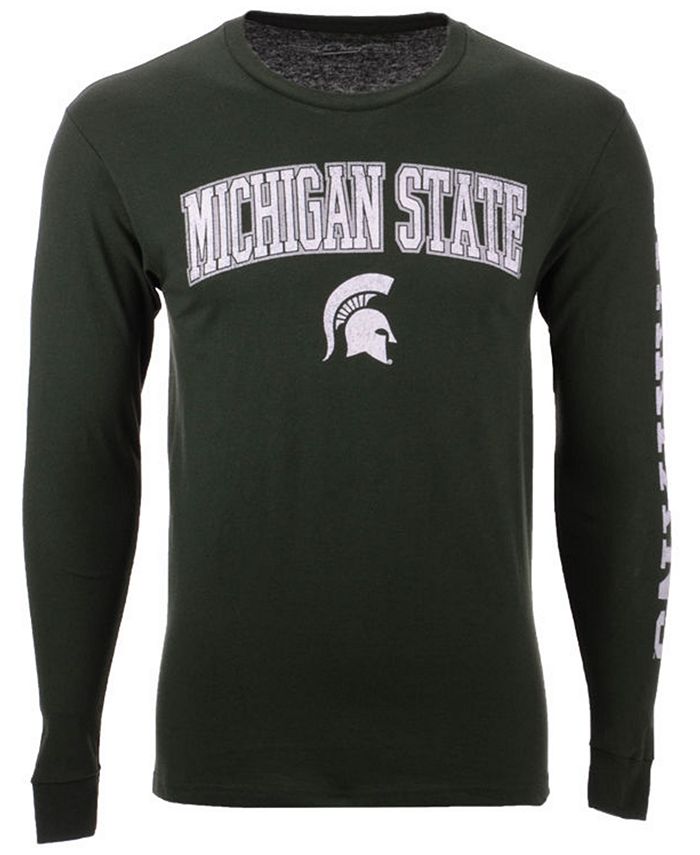 Colosseum Men's Michigan State Spartans Midsize Slogan Long Sleeve T ...