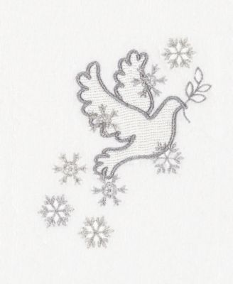 Christmas Dove 100% Turkish Cotton Hand Towel