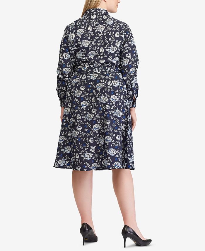 Lauren Ralph Lauren Plus Size Printed Shirtdress & Reviews - Dresses ...