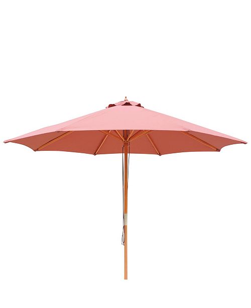 Blue Wave Tranquility 9 Ft Hardwood Market Umbrella Olefin Reviews Home Macy S