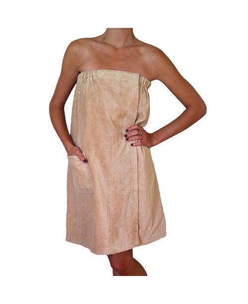 Blue Wave Women S Spa And Bath Terry Cloth Towel Wrap Reviews