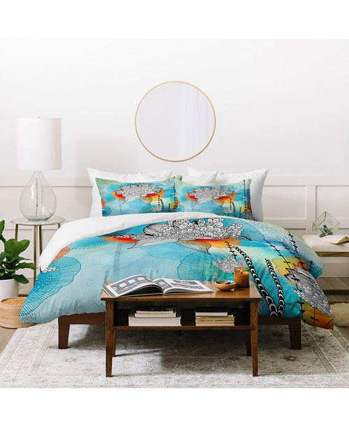 Deny Designs Iveta Abolina Coral King Duvet Set Reviews Duvet