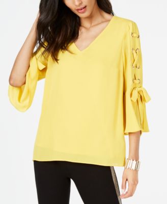 Thalia Sodi - Grommet-Sleeve Blouse, Created for Macy's