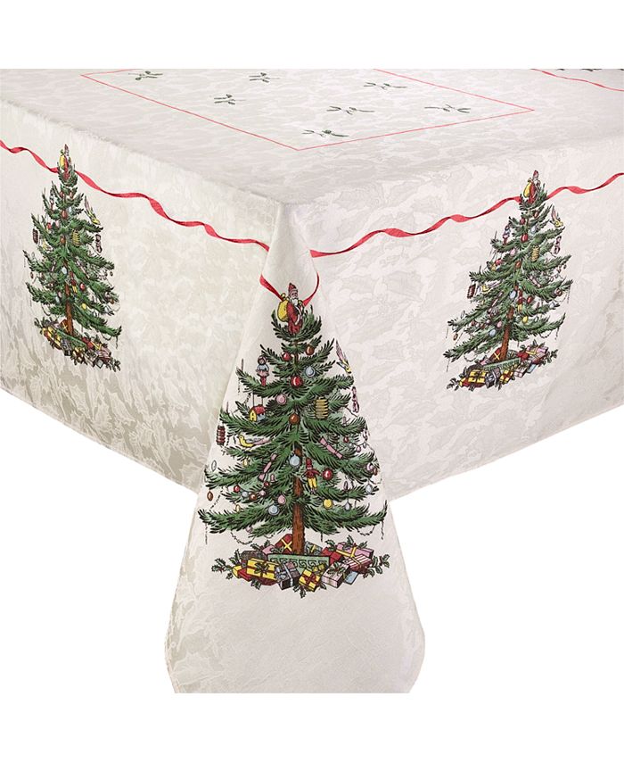 Spode Christmas Tree Tablecloth, 60" x 84" Macy's