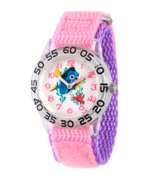 Disney Finding Dory Nemo and Dory Girls' Plastic Time Teacher Watch