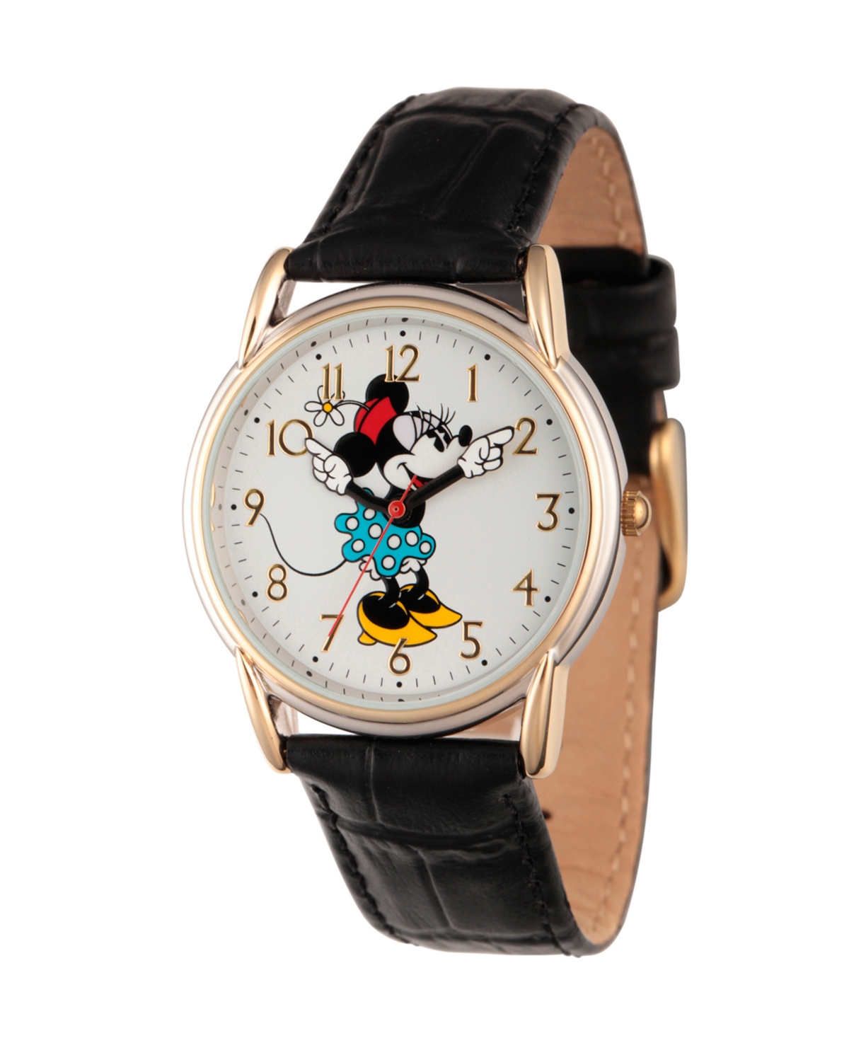 Disney Minnie Mouse Women's Two Tone Cardiff Alloy Watch - Black