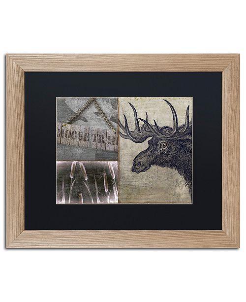 Trademark Global Color Bakery Moose Matted Framed Art 16 X 20