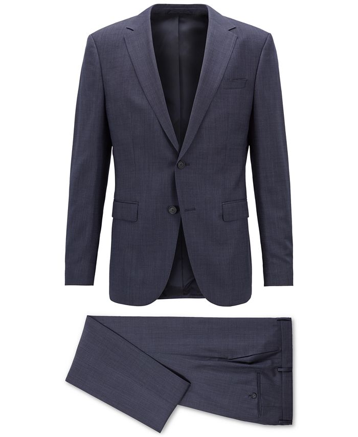 Hugo Boss BOSS Men's Slim-Fit Stretch Travel Suit - Macy's