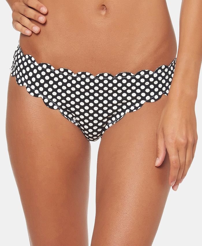 Jessica Simpson Printed Scalloped Bikini Bra Top Size Small