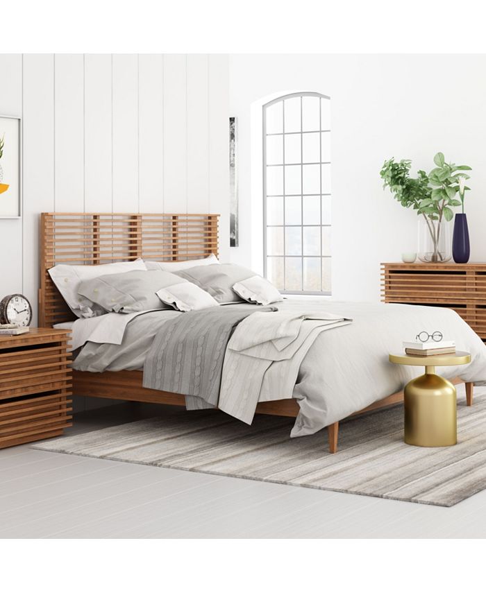 Zuo Linea Headboard King Walnut Macy's