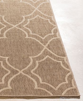 Surya - Alfresco ALF-9587 Camel 5'3" Round Area Rug