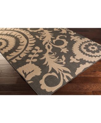 Livabliss - Alfresco ALF-9615 Black 8'9" x 12'9" Area Rug