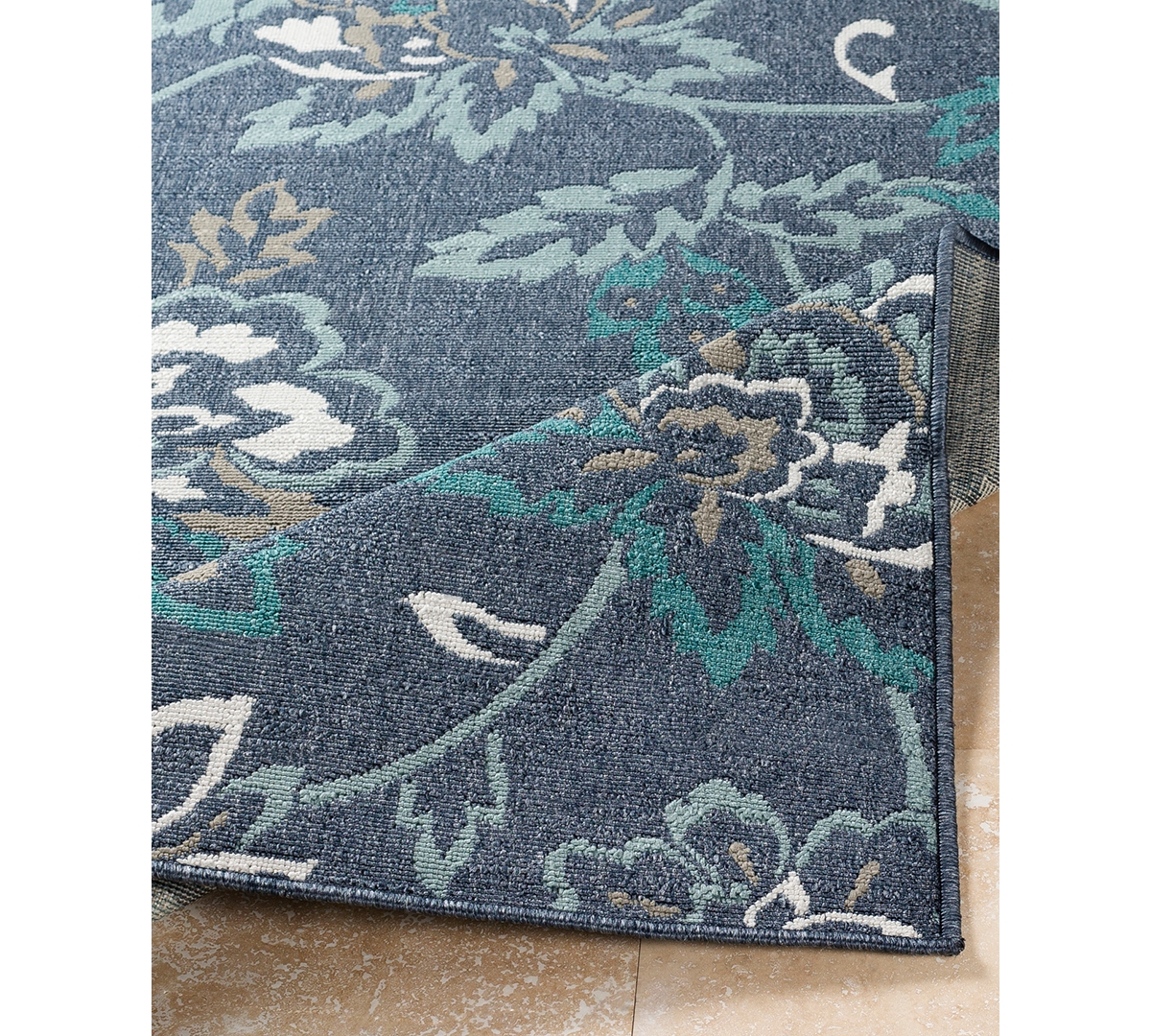 Livabliss Alfresco Alf-9673 Charcoal 8'9" Round Area Rug, Indoor/Outdoor