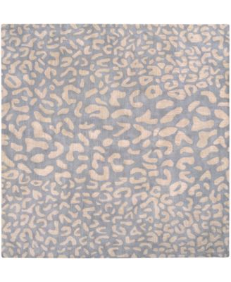 Livabliss - Athena ATH-5001 Medium Gray 8' Square Area Rug