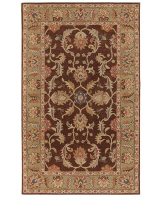Livabliss - Caesar CAE-1009 Dark Brown 2' x 3' Area Rug