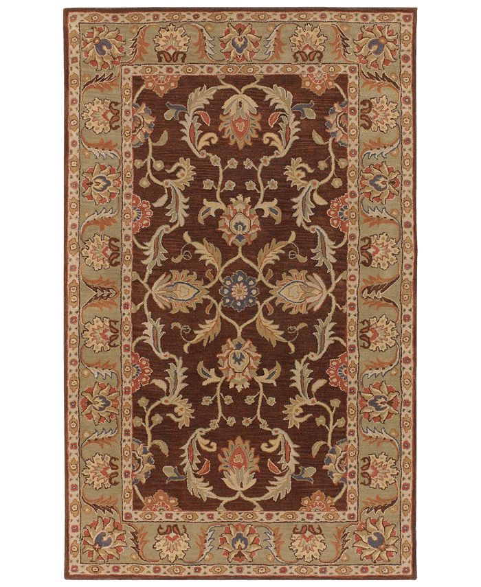 Surya - Caesar CAE-1009 Dark Brown 6' x 9' Area Rug