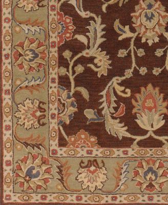 Livabliss Caesar CAE-1009 Dark Brown 3' x 12' Runner Area Rug