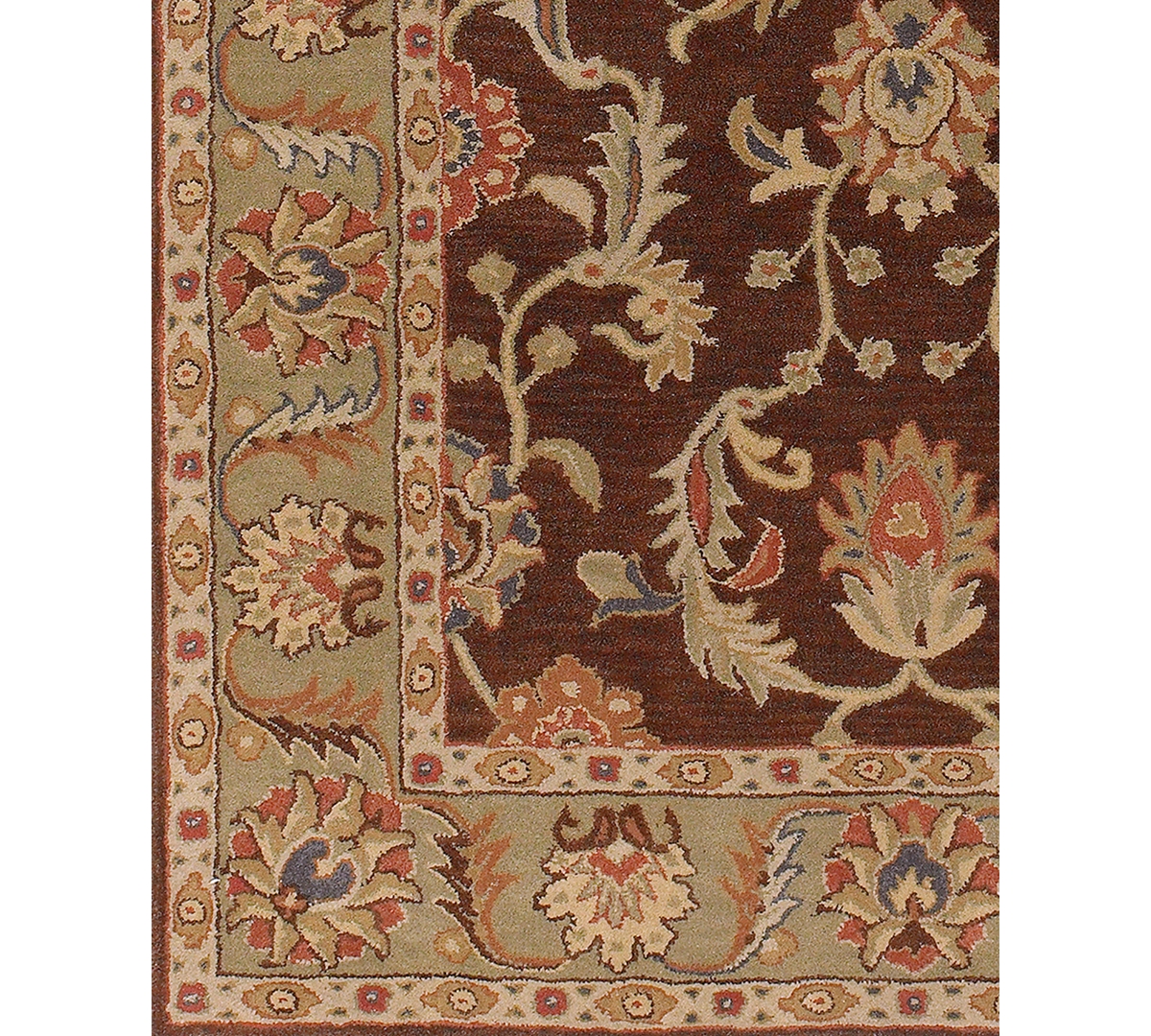 Livabliss Caesar Cae-1009Area Rug - Dark Brown