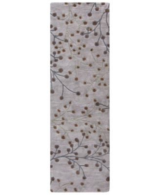 Livabliss - Athena ATH-5055 Medium Gray 2'6" x 8' Runner Area Rug