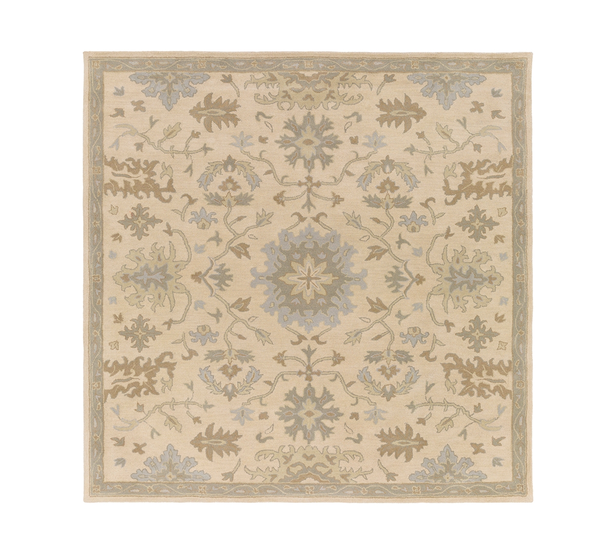 Surya Caesar Cae-1161 Beige 8' Square Area Rug - Beige