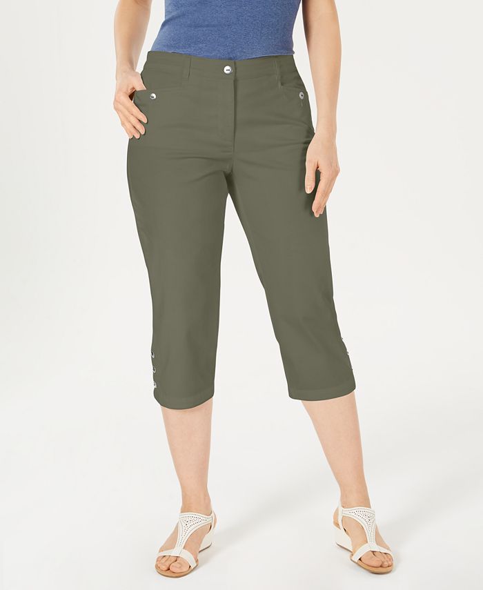 Karen Scott Petite Short Active Drawstring Pant, Created for Macy's - Macy's