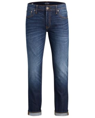 JACK & JONES Herren Slim Jeans – Stretch-Denim, Mit Recycelter Baumwolle, Bequemer Alltags-Schnitt