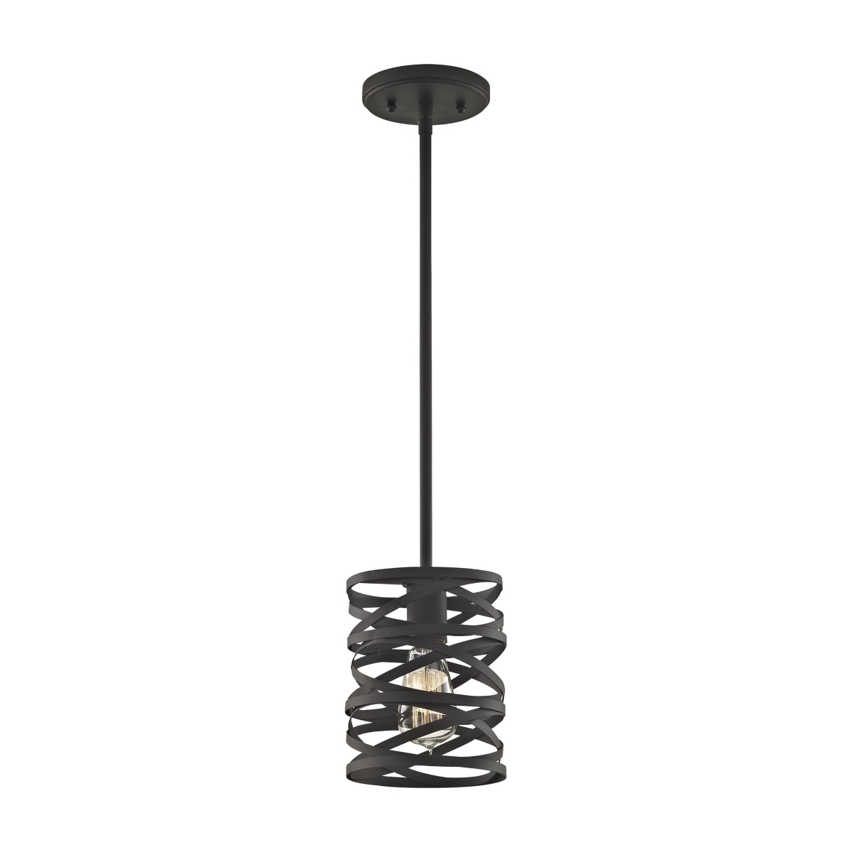 Vorticy 1 Light Pendant in Oil Rubbed- Bronze