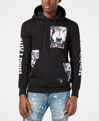 Heritage America - Men's Wolf Graphic Hoodie
