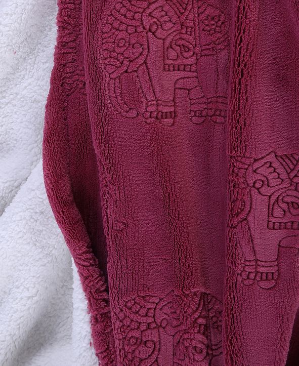 Berkshire Blanket & Home Co.® Elephant Sherpa Throw & Reviews Bedding