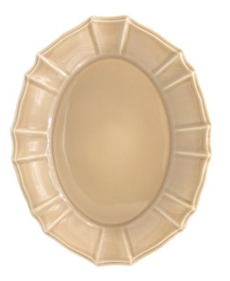 Chloe Taupe Oval Platter