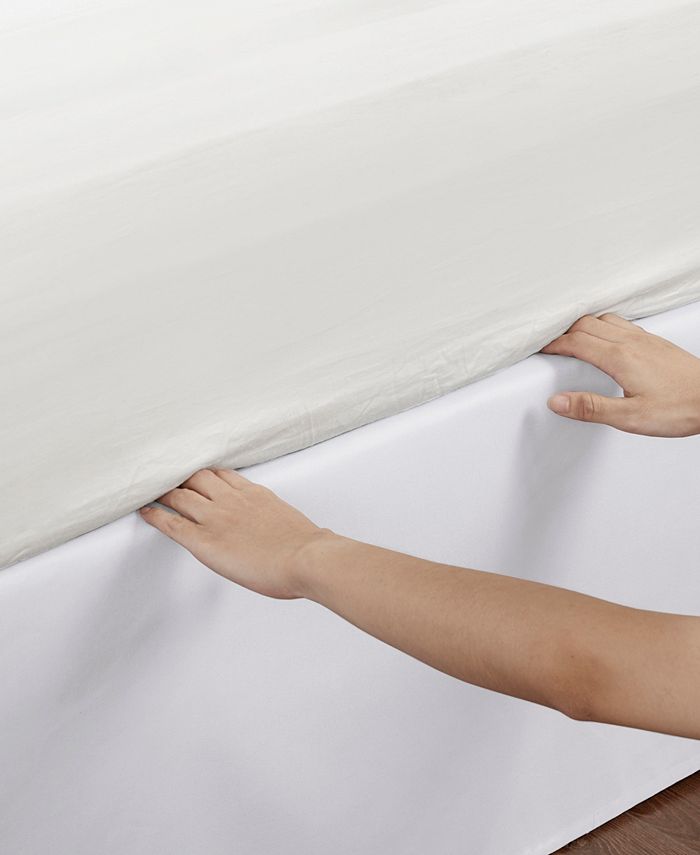 Madison Park Simple Fit Adjustable Wrap Around Bedskirt, One Size Macy's