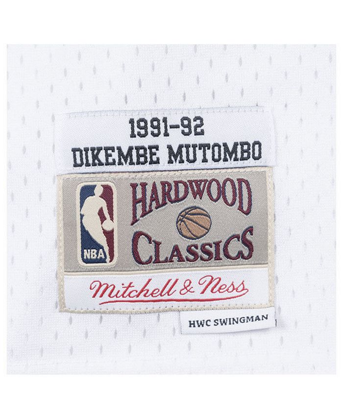 Mitchell & Ness Men's Dikembe Mutombo Atlanta Hawks Hardwood Classic  Swingman Jersey - Macy's
