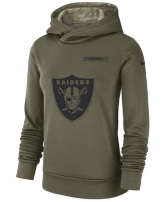 raiders salute to service hoodie