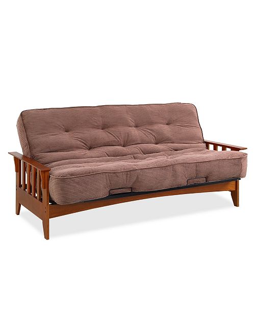 Dwell Home Inc. Simmons Seattle Vintage Oak Futon Frame With 8