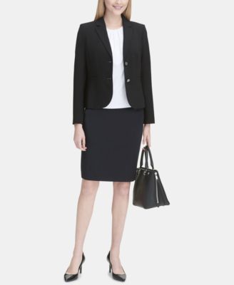 calvin klein two button blazer