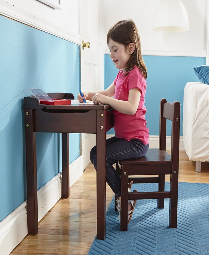 Melissa and Doug - Wooden Lift-Top Desk & Chair Set