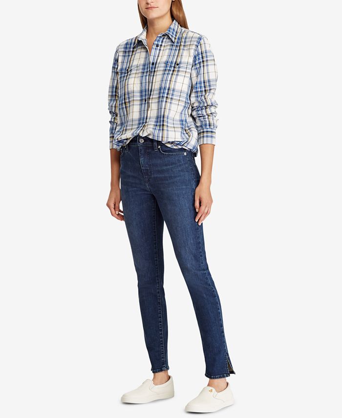 Lauren Ralph Lauren Plaid Cotton Twill Shirt Macy's
