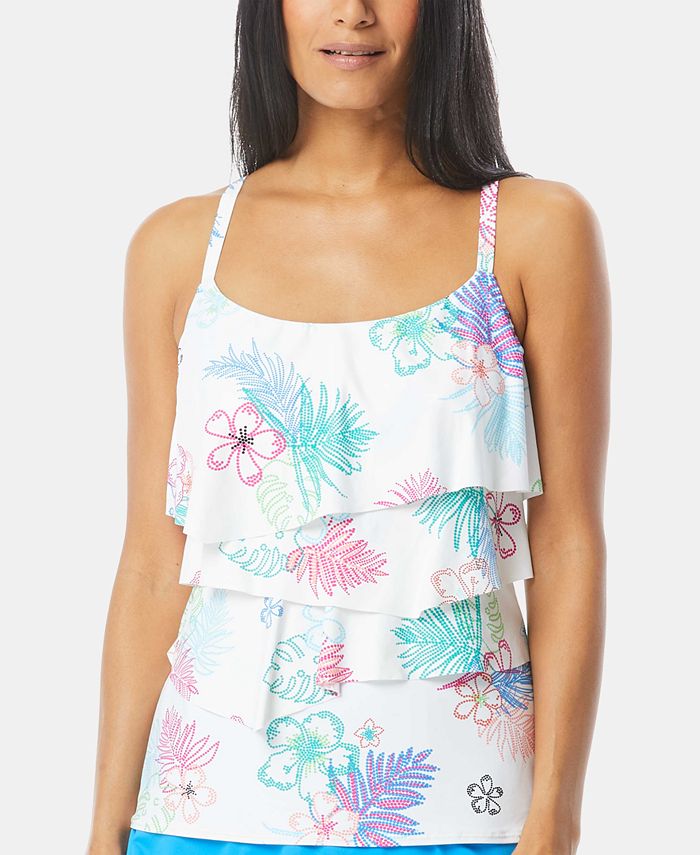 Coco Reef Aura Ruffle Tankini Top Macy's