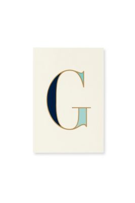 Kate Spade - KSNY It's Personal Initial Collection Notepad G