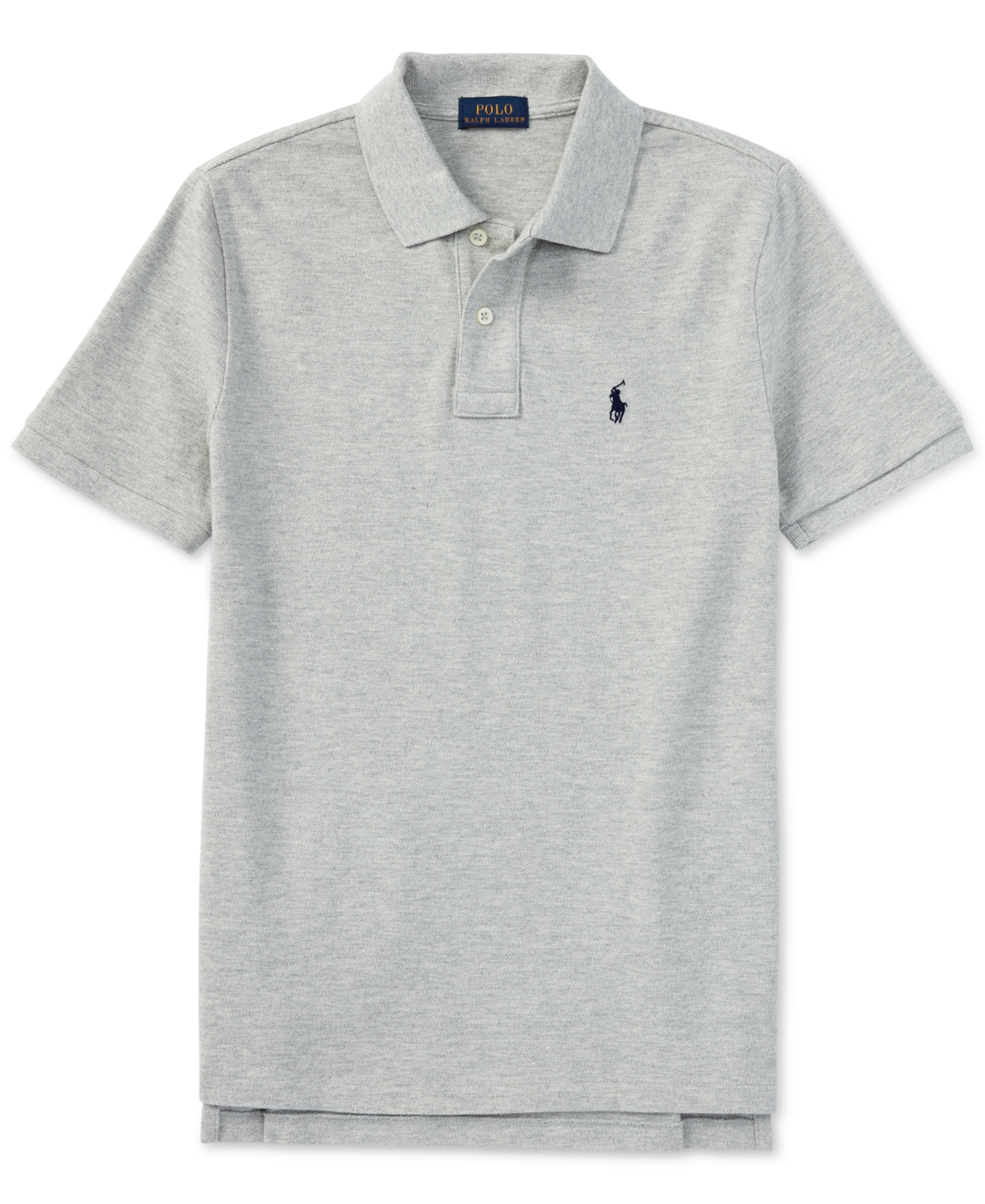 Polo Ralph Lauren Kids' Toddler And Little Boys Cotton Mesh Polo Shirt In New Grey Heather