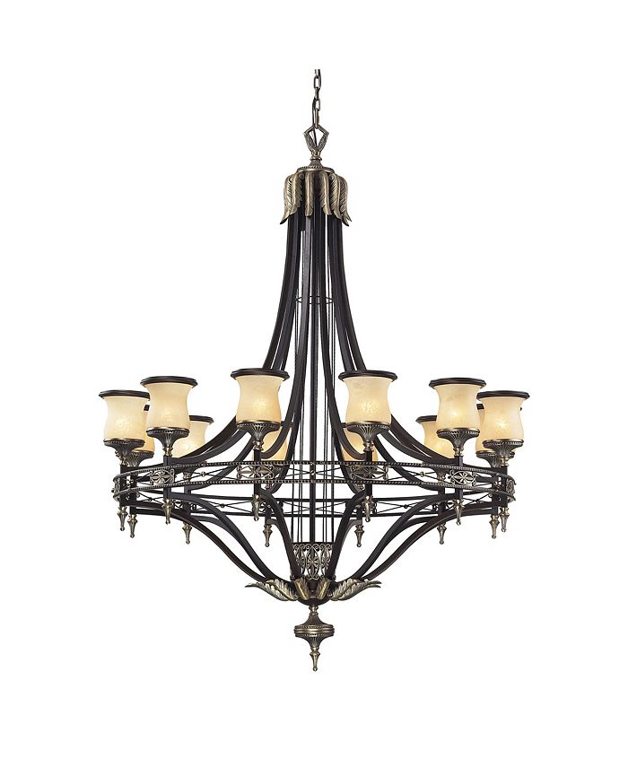 ELK Lighting Court Collection 12 Light Chandelier Macy's