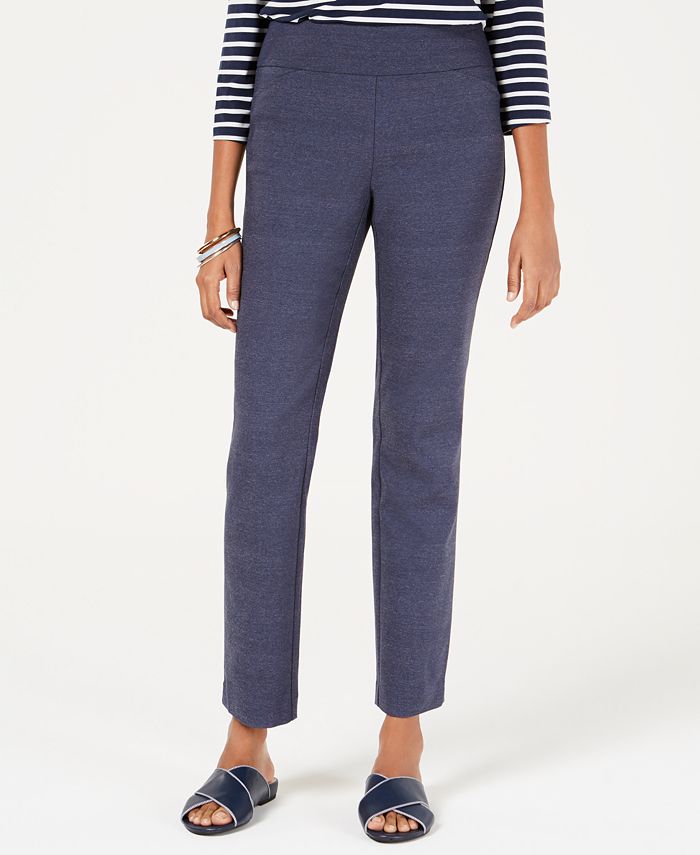 Charter Club Tummy-Control Pull-On Pants, Created for Macy's - Macy's