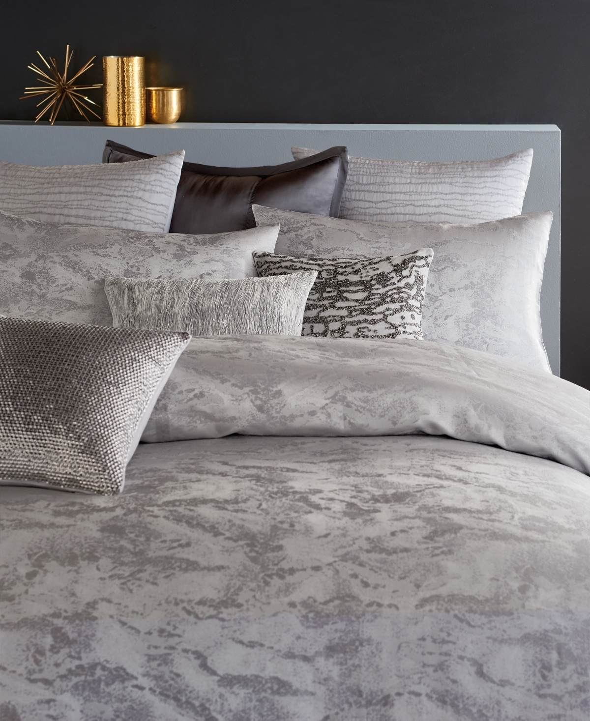 Donna Karan Home Luna Duvet Cover, Full/Queen