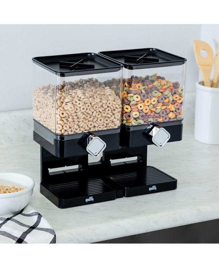 Honey Can Do Zevro by Compact Edition 17.5Oz. Double Cereal Dispenser