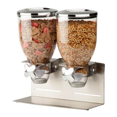 Honey Can Do - Zevro by  Designer Edition Double 17.5-Oz. Cereal Dispenser