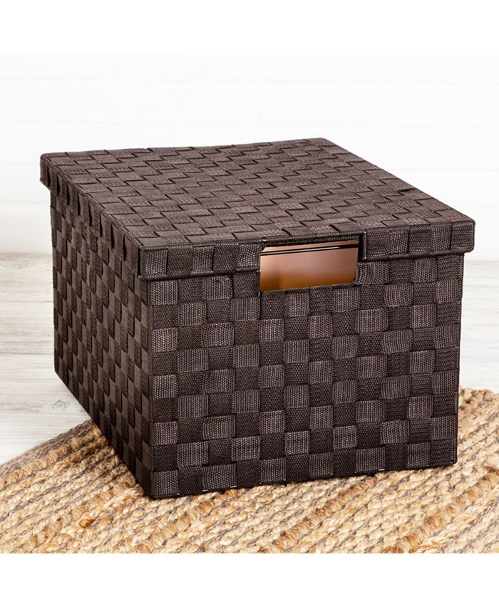 Honey Can Do - Large Woven File Box