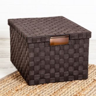 Honey Can Do Large Woven File Box & Reviews - Cleaning & Organization ...