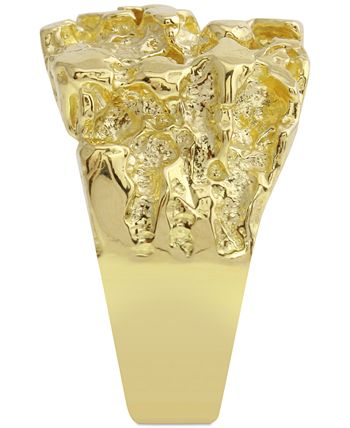 Macy's - Men's Nugget Ring in 10k Gold
